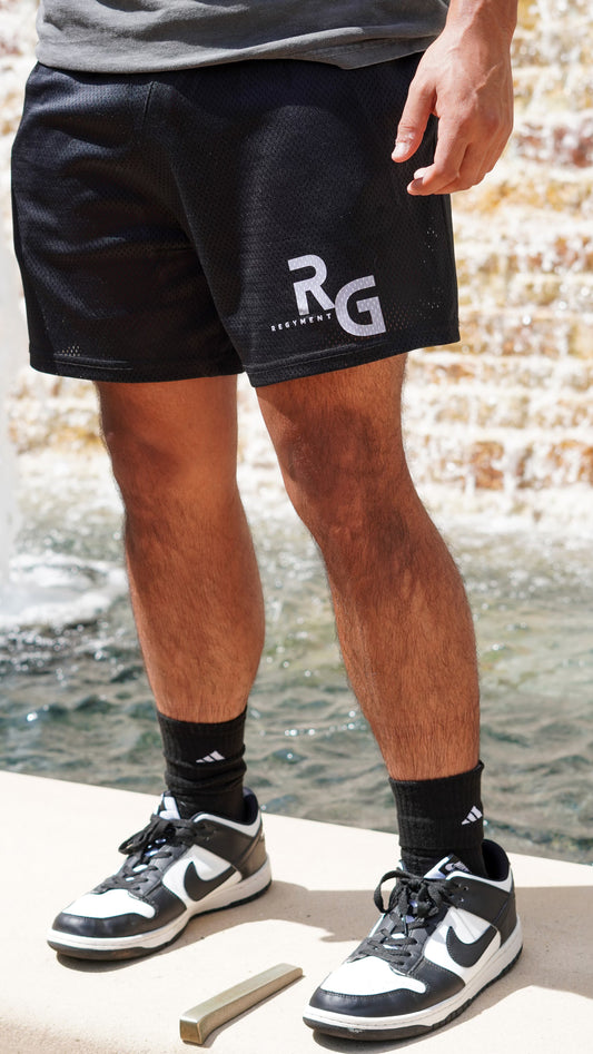 Basic Black RG Mesh Shorts